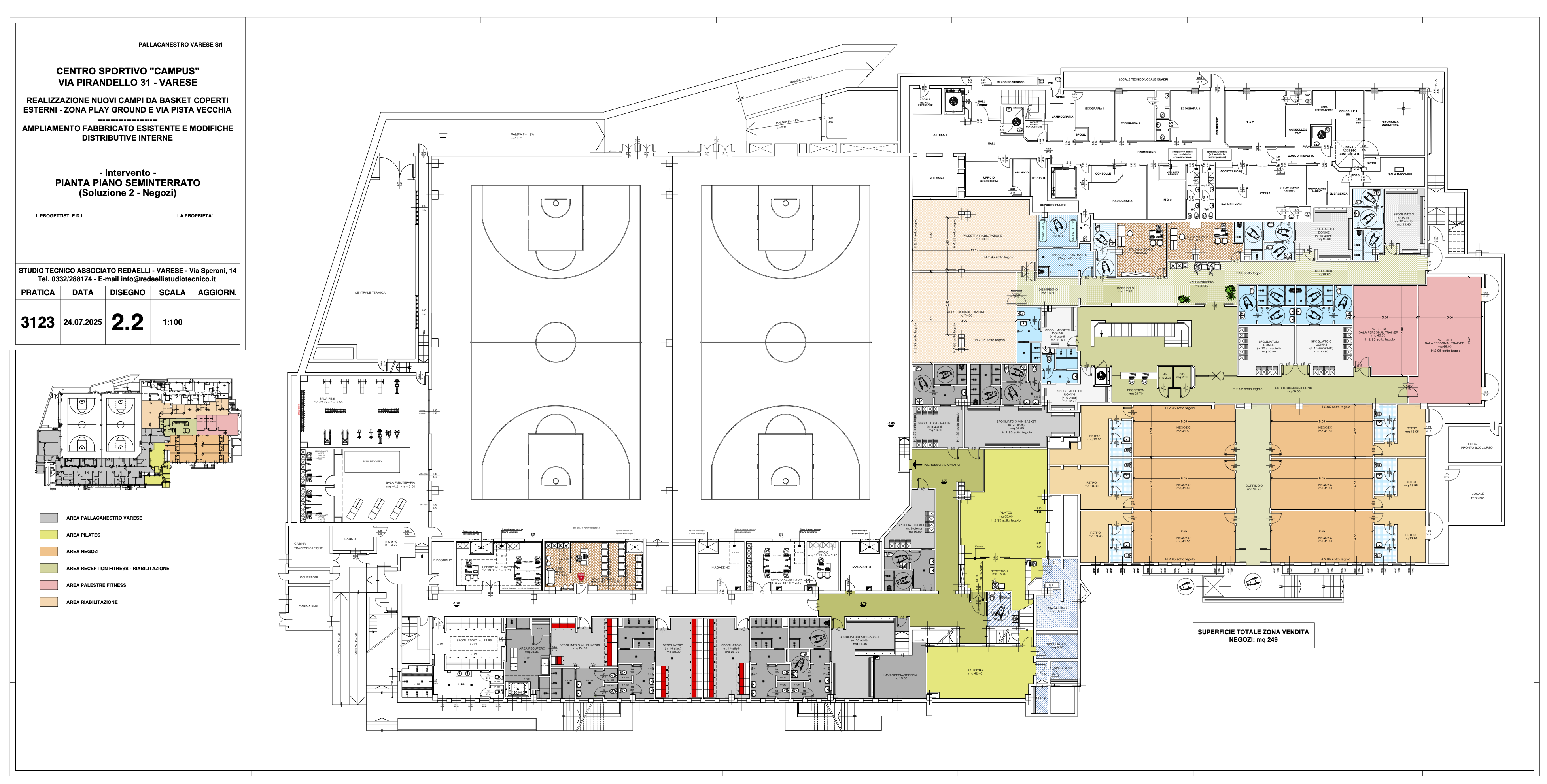 Basement Level Floor Plan (Shops)